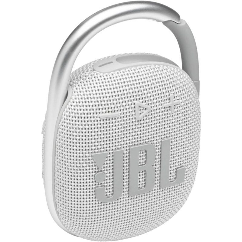 Altavoz con bluetooth jbl clip 4/ 5w/ 1.0/ blanco