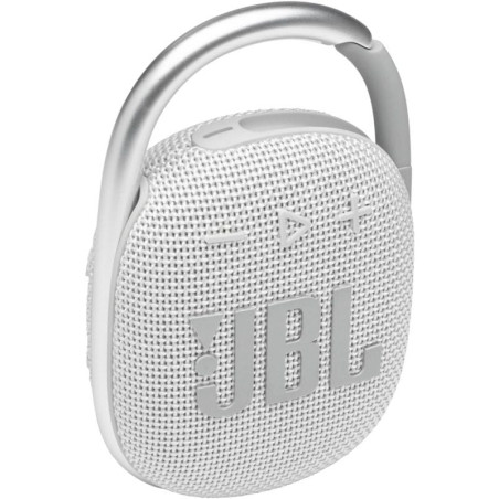 Altavoz con bluetooth jbl clip 4/ 5w/ 1.0/ blanco