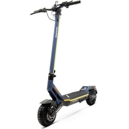 Patinete eléctrico smartgyro raptor dual evo lr/ motor 1000w/ ruedas 10'/ 25km/h /autonomía 75km/ negro y azul