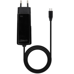Cargador de portátil tooq tqlc-usbcgan100pd-c usb tipo-c/ 45w/ automático/ voltaje 5-20v/ 1x usb tipo-c