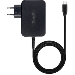 Cargador de portátil tooq tqlc-usbcgan100pd usb tipo-c/ 100w/ automático/ voltaje 5-20v/ 1x usb tipo-c
