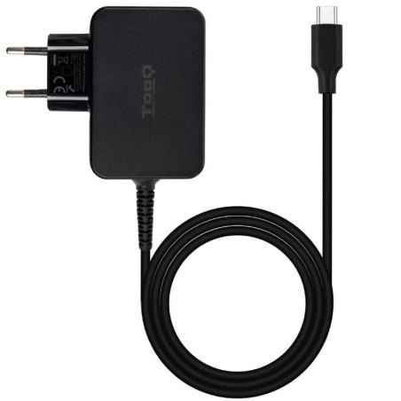 Cargador de portátil tooq tqlc-usbcgan45pd usb tipo-c/ 45w/ automático/ voltaje 5-20v/ 1x usb tipo-c