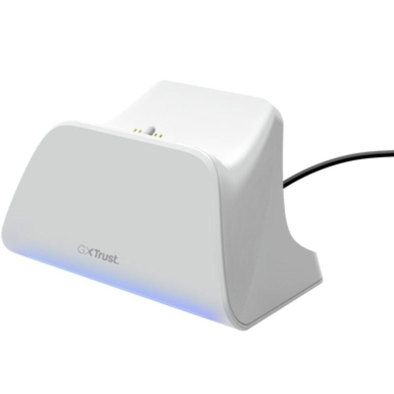 Estación de recarga rápida trust gaming gxt 255 para ps5/ blanco