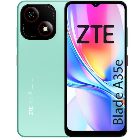 Smartphone zte blade a35e 2gb/ 32gb/ 6.52'/ verde