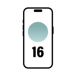 Smartphone apple iphone 16 256gb/ 6.1'/ 5g/ verde azulado