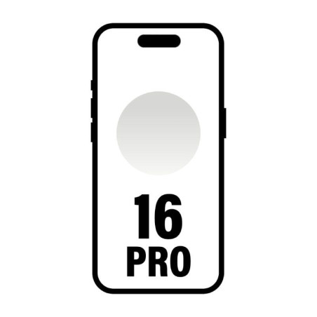 Smartphone apple iphone 16 pro 256gb/ 6.3'/ 5g/ titanio blanco