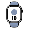 Apple watch series 10/ gps/ cellular/ 42mm/ caja de aluminio / correa deportiva azul denim m/l