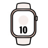 Apple watch series 10/ gps/ cellular/ 42mm/ caja de aluminio oro rosa / correa deportiva rosa rubor m/l