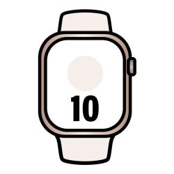 Apple watch series 10/ gps/ cellular/ 46mm/caja de aluminio oro rosa / correa deportiva rosa rubor s/m