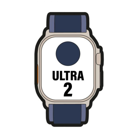 Apple watch ultra 2/ gps/ cellular/ 49mm/ caja de titanio/ correa loop trail azul s/m