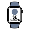 Apple watch se 3rd v2/ gps/ cellular/ 44mm/ caja de aluminio/ correa deportiva azul denim s/m