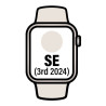 Apple watch se 3rd v2/ gps/ cellular/ 44mm/ caja de aluminio blanco estrella/ correa deportiva blanco estrella s/m