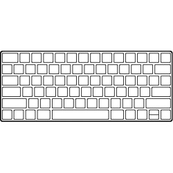 Teclado inalámbrico apple magic keyboard/ usb tipo-c/ plata
