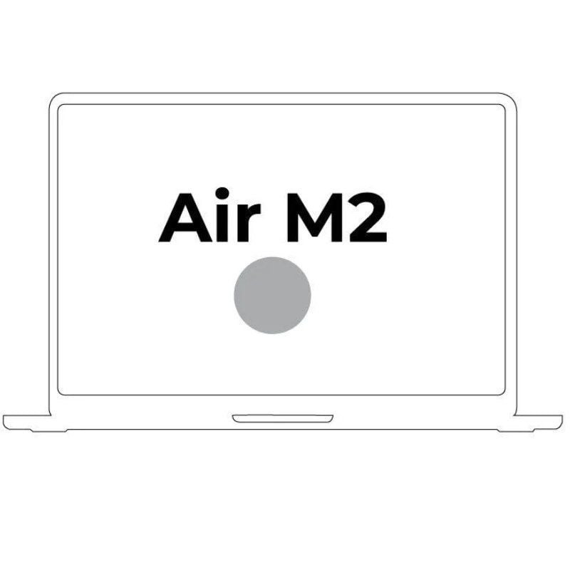 Apple macbook air 13,6'/ m2 8-core cpu/ 16gb/ 256gb ssd/  8-core gpu/ plata