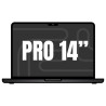 Apple macbook pro 14'/ m4 10-core cpu/ 24gb/ 1tb ssd/ 10-core gpu/ negro espacial