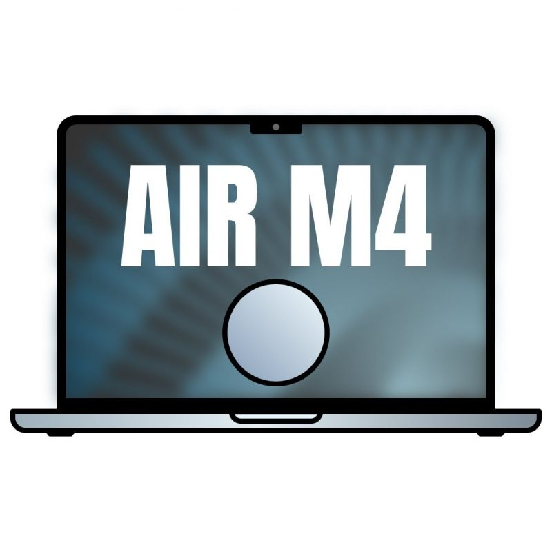Apple macbook air 13,6'/ m4 10-core cpu/ 16gb/ 256gb ssd/  8-core gpu/ azul cielo