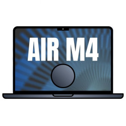 Apple macbook air 13,6'/ m4 10-core cpu/ 16gb/ 256gb ssd/ 8-core gpu/ medianoche
