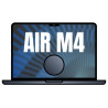 Apple macbook air 13,6'/ m4 10-core cpu/ 16gb/ 256gb ssd/ 8-core gpu/ medianoche