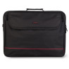 Maletín monray passenger plus para portátiles hasta 18'/ cinta para trolley/ negro
