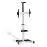 Soporte de suelo inclinable con ruedas aisens ft70tre-037 para tv 37-70'/ hasta 50kg