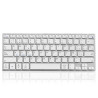 Teclado compacto inalámbrico por bluetooth subblim advance compact/ plata