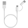 Cable usb 2.0 xiaomi mi 2-in-1 usb cable sjv4082ty usb macho - micro usb macho/ usb tipo-c macho/ 1m/ blanco