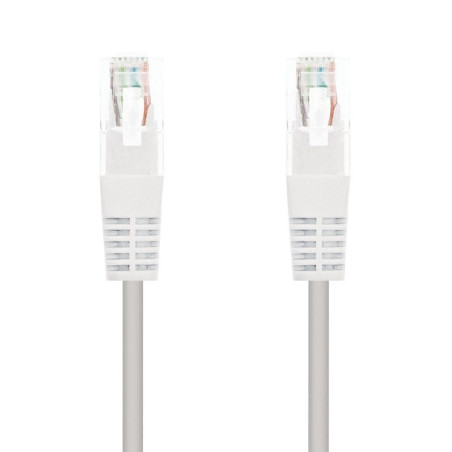 Cable de red rj45 utp nanocable 10.20.0402-w cat.6/ 2m/ blanco
