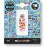 Pendrive 16gb tech one tech emojis heart eyes usb 2.0