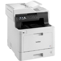 Multifunción láser color brother dcp-l8410cdw wifi/ dúplex/ blanca