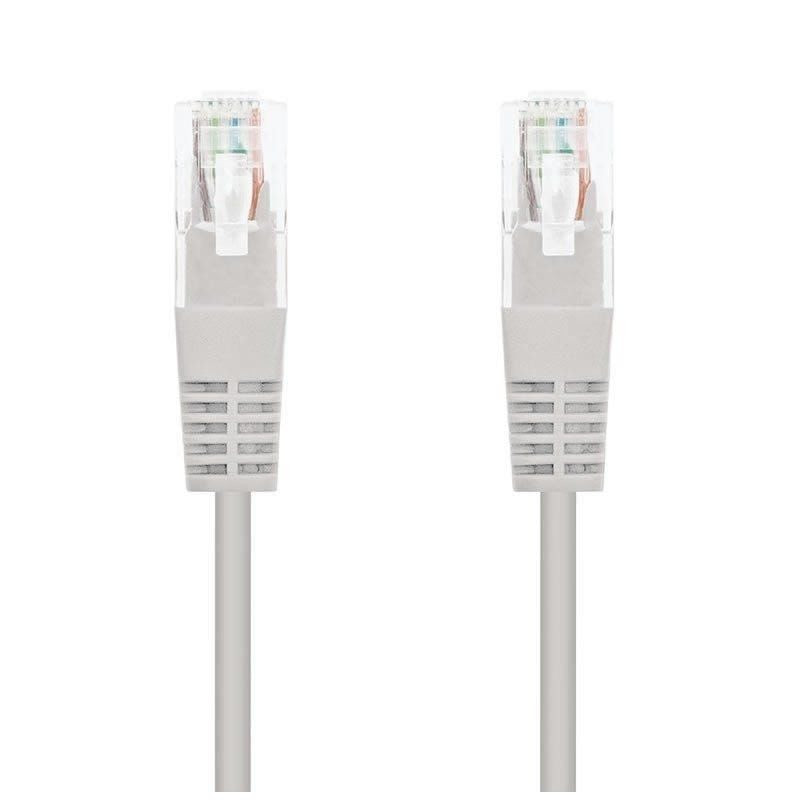 Cable de red rj45 utp nanocable 10.20.0100-l30 cat.5e/ 30cm/ gris