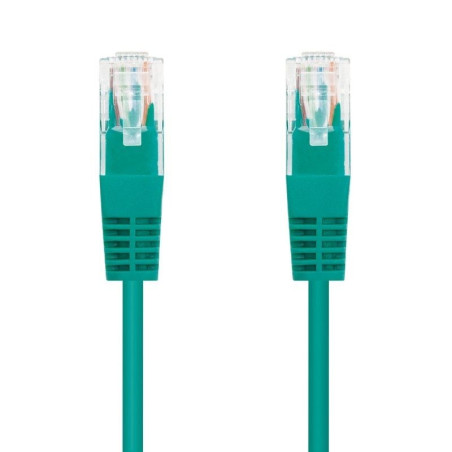 Cable de red rj45 utp nanocable 10.20.0400-gr/ cat.6/ 50cm/ verde
