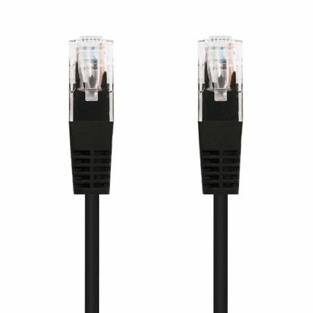 Cable de red rj45 utp nanocable 10.20.0403-bk cat.6/ 3m/ negro