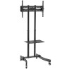 Soporte de suelo inclinable fonestar sts-4664n para tv de 37-70'/ hasta 40kg