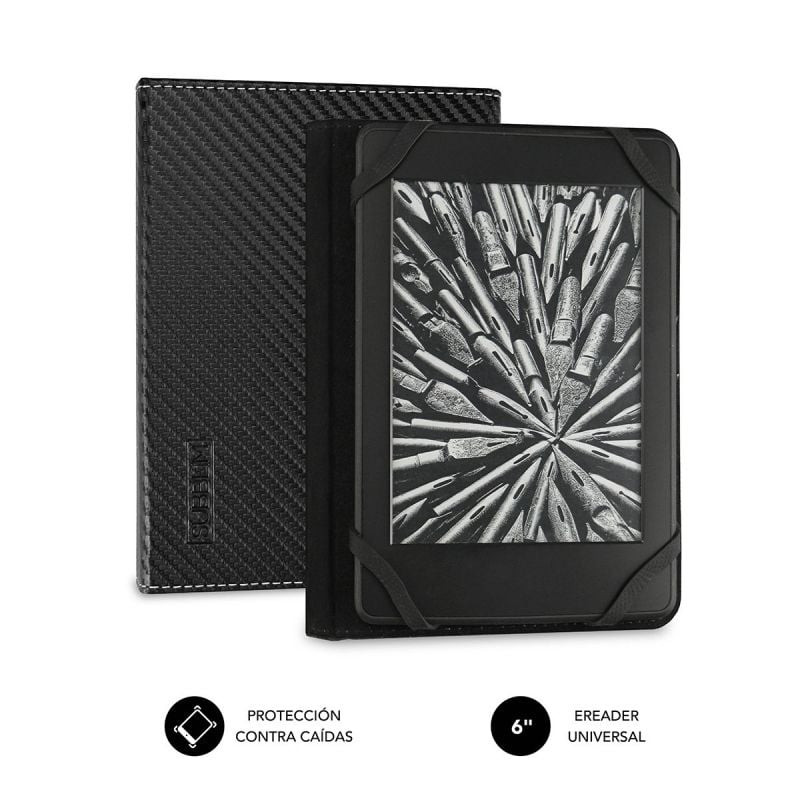 Funda para libro electrónico subblim 1ec001 booklet/ negra