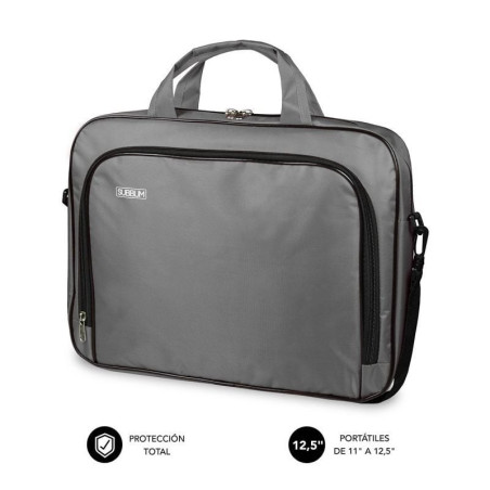 Maletín subblim oxford para portátiles hasta 12.5'/ gris