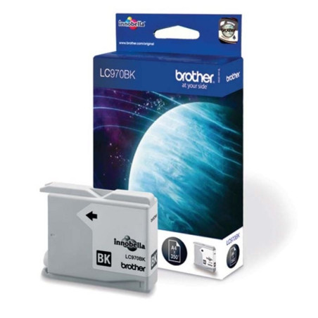 Cartucho de tinta original brother lc-970/ negro
