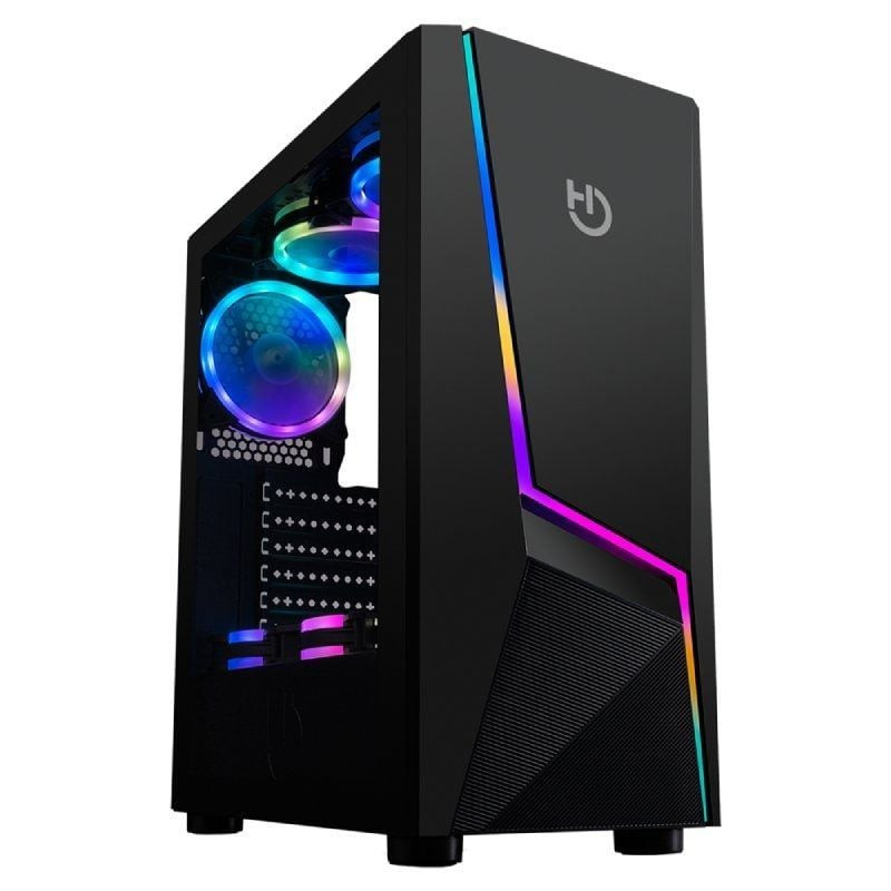 Caja gaming semitorre hiditec v20 pro argb