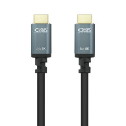 Cable hdmi 2.1 8k nanocable 10.15.8001/ hdmi macho - hdmi macho/ 1m/ negro