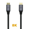 Cable hdmi 2.1 8k aisens a150-0428/ hdmi macho - hdmi macho/ 2m/ gris negro