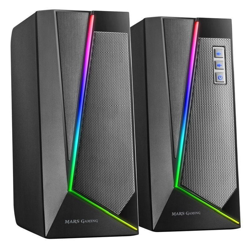 Altavoces con bluetooth mars gaming ms7/ 20w/ 2.0/ negros