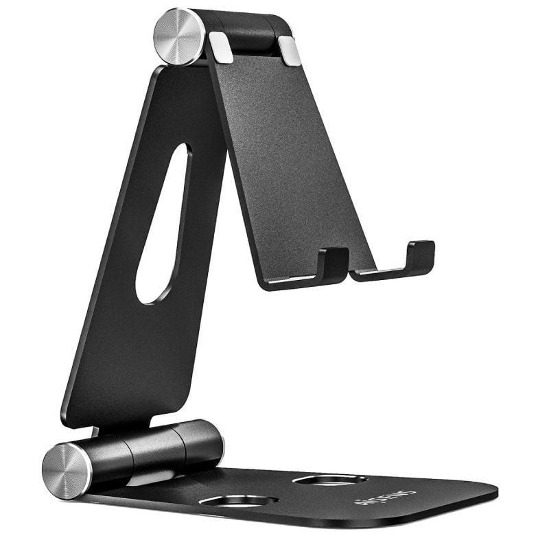 Soporte para smartphone/tablet aisens ms2pxl-096/ negro