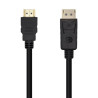 Cable conversor aisens a125-0459/ displayport macho - hdmi macho/ hasta 5w/ 2300mbps /1m/ negro