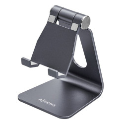 Soporte para smartphone/tablet aisens ms1pm-083/ gris