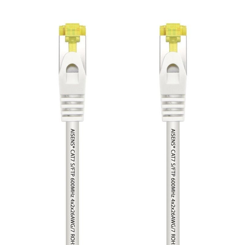 Cable de red rj45 sftp aisens a146-0490 cat.7/ 1m/ blanco