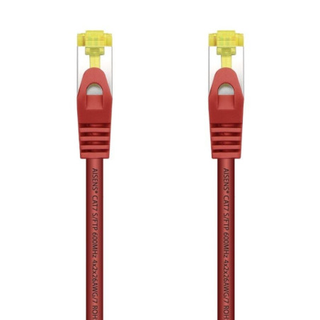 Cable de red rj45 sftp aisens a146-0471 cat.7/ 2m/ rojo