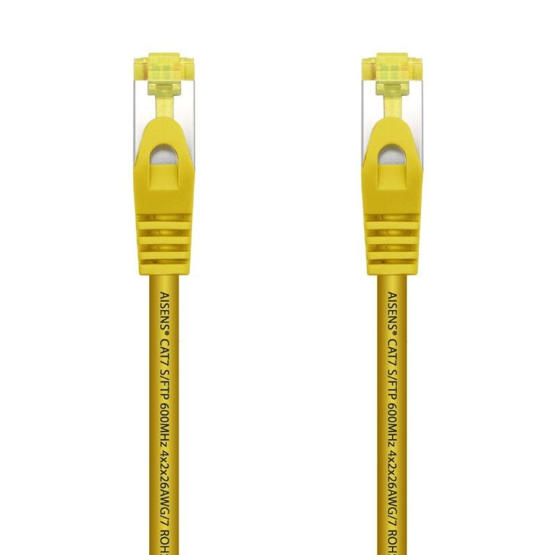 Cable de red rj45 sftp aisens a146-0472 cat.7/ 25cm/ amarillo