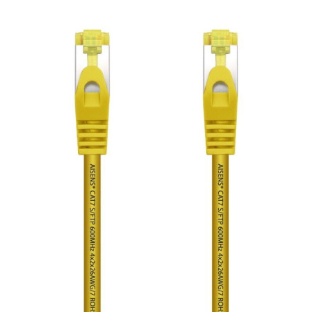 Cable de red rj45 sftp aisens a146-0472 cat.7/ 25cm/ amarillo