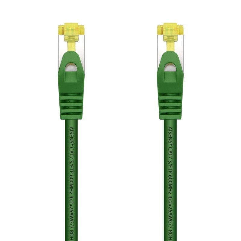 Cable de red rj45 sftp aisens a146-0480 cat.7/ 25cm/ verde