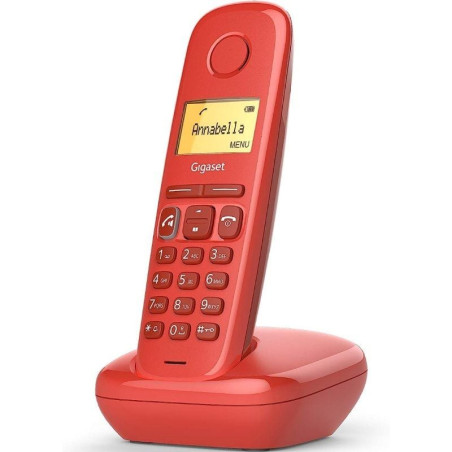 Teléfono inalámbrico gigaset a270/ rojo