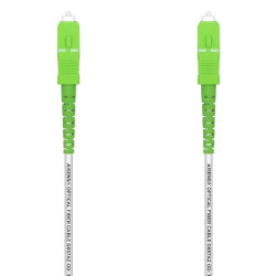 Cable de fibra óptica g657a2 3.0 aisens a152-0495/ lszh/ 3m/ blanco